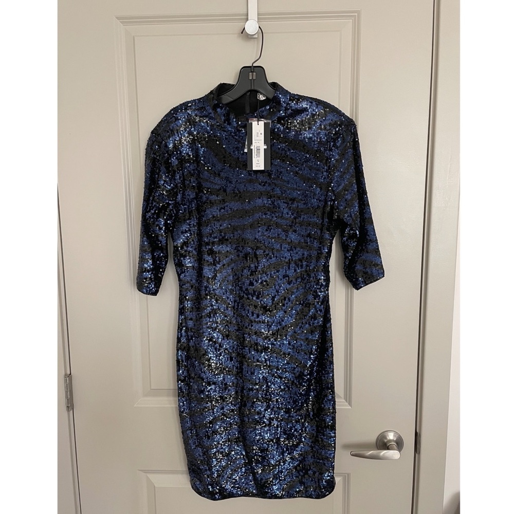 Alice + Olivia Inka Sequin Mini Dress